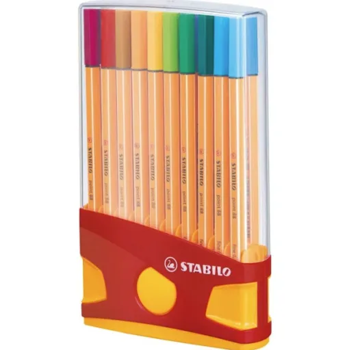 Marcadores Stabilo Point 88 Pack 20 Cores – Stabilo