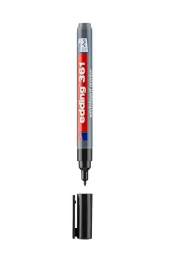 Marcador para Quadro Branco Preto 361 – Edding