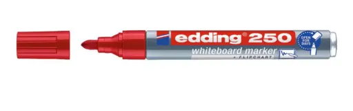 Marcador para Quadro Branco Vermelho 250 – Edding