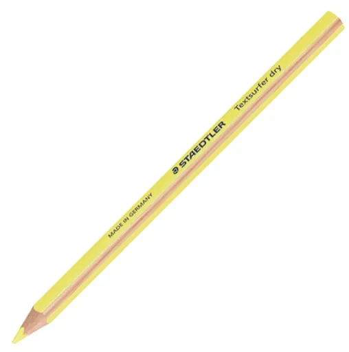 Lápis de Cor Staedtler Fluorescente Textsurfer Amarelo - STAEDTLER