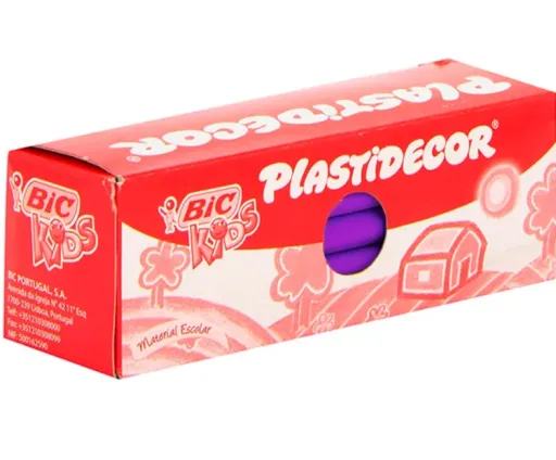 Lápis de Cera Violeta 25 Un. - Plastidecor BIC