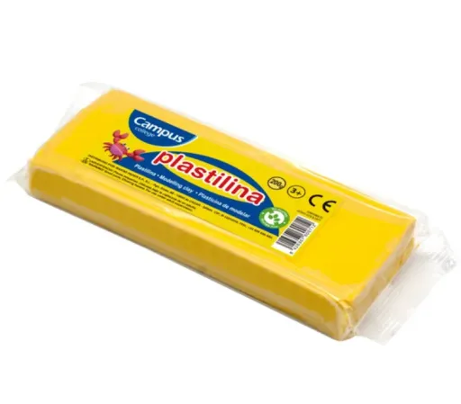 Plasticina em Barra 200g – Amarelo – Campus