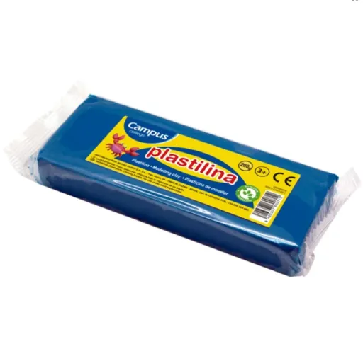 Plasticina em Barra 200g – Azul – Campus