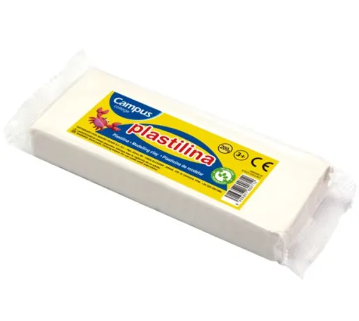 Plasticina em Barra 200g – Branco – Campus
