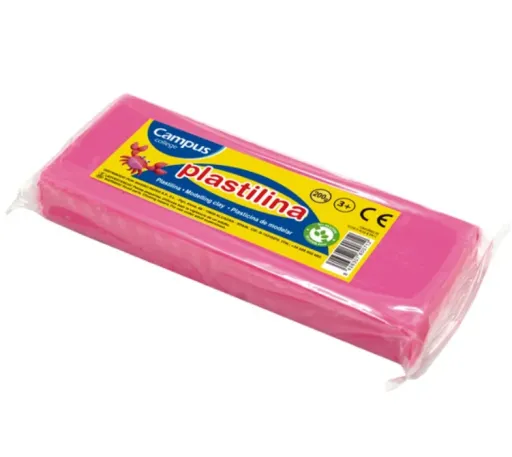 Plasticina em Barra 200g – Rosa – Campus