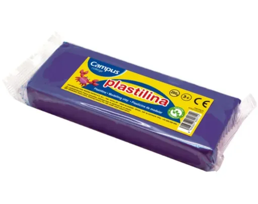 Plasticina em Barra 200g – Violeta – Campus