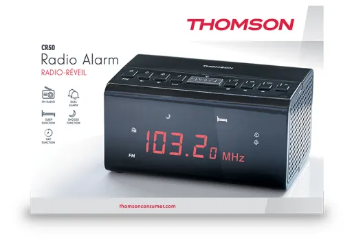 THOMSON - Rádio Despertador CR50