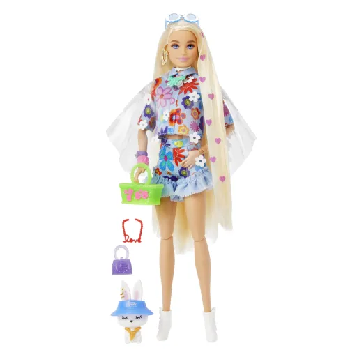 BARBIE - Extra Flower Power com Mascote HDJ45
