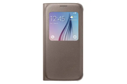 SAMSUNG - S6 S View Cover Gold EF-CG920PFEGWW