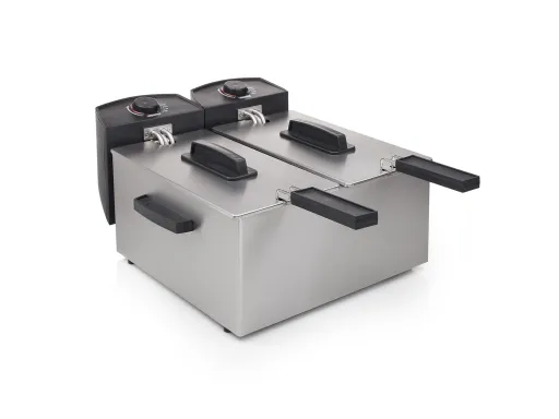 PRINCESS - Fritadeira Dupla 2 x 3L - Inox 183123