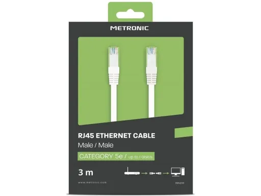 METRONIC - Cabo ETHERNET RJ45 3m 395233
