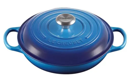 LE CREUSET - Caçarola Baixa 30 Azure 21180302202430