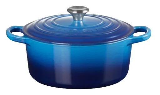 LE CREUSET - Cocotte Red. 22 Azure 21177222202430