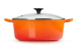 LE CREUSET - Caçarola Red. c/ Tampa Cristal 22 Volcanico 27001220902461