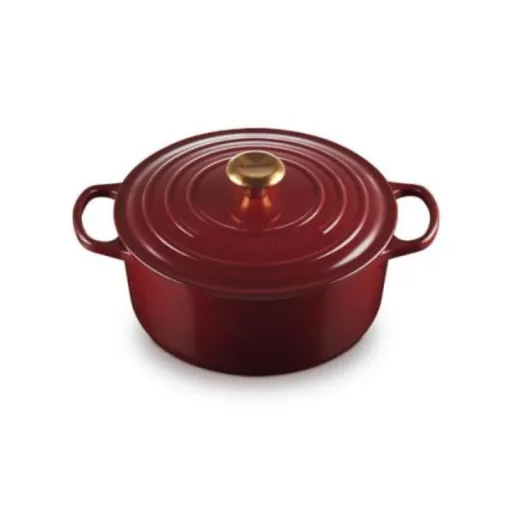 LE CREUSET - Cocotte Red. Signature 26 Garnet 21177269494441