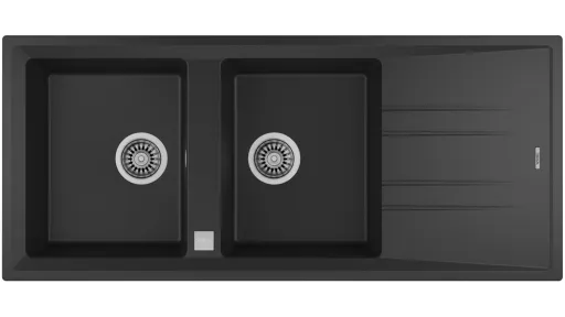 TEKA -Lava Louças STONE 80 B-TG 2C 1E BLACK CARBON