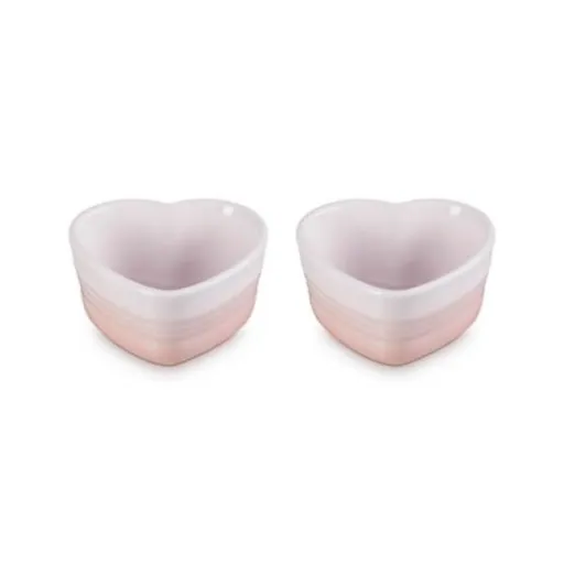LE CREUSET - Set 2 Ramekins 300ml Shell Pink 79082307770000