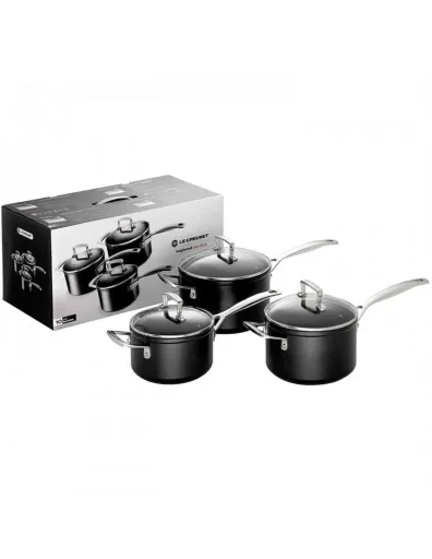 LE CREUSET - Set 3 Tachos c/ Tampa 51803000010002