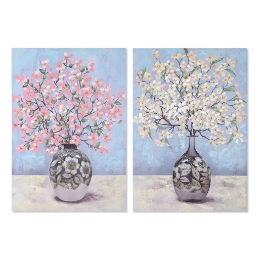 Tela DKD Home Decor Tela Madeira MDF 70 x 3 x 100 cm